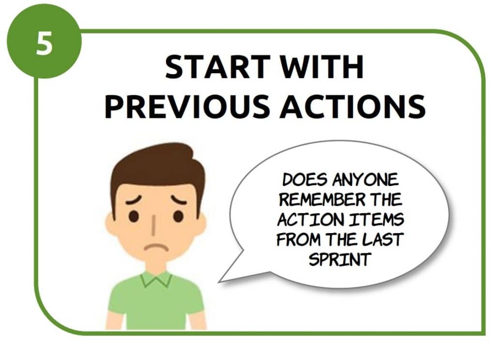 5- start with previous actions