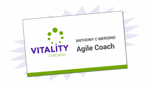 Anthony Mersino Agile Coach business card
