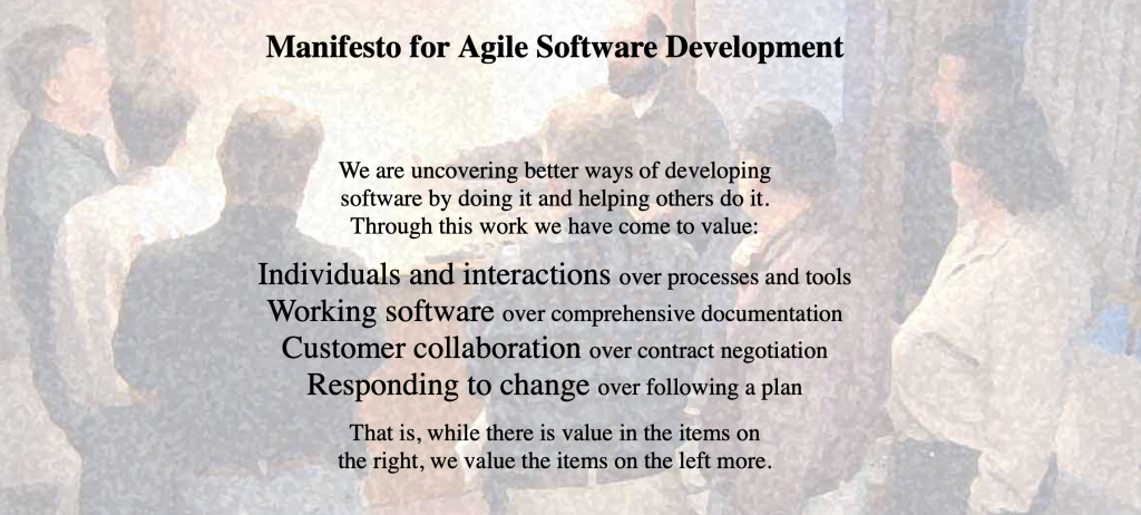 Agile Manifesto and 4 Agile Values answers what is agile