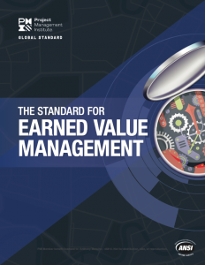 pmi standard for earned value management 2019