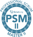 Agile and Scrum Training from Vitality Chicago Inc. Professional Scrum Master PSM II logoPSM II Logo