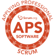APPLYING PROFESSIONAL SCRUM FOR SOFTWARE DEVELOPMENT APS SD logo Agile and Scrum Training from Vitality Chicago Inc.